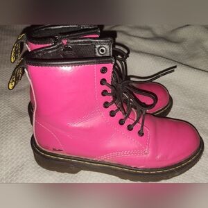 Little girl's Pink Doc Marten boots size 1
